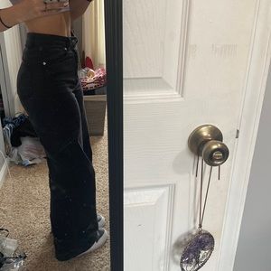 black h&m baggy jeans
